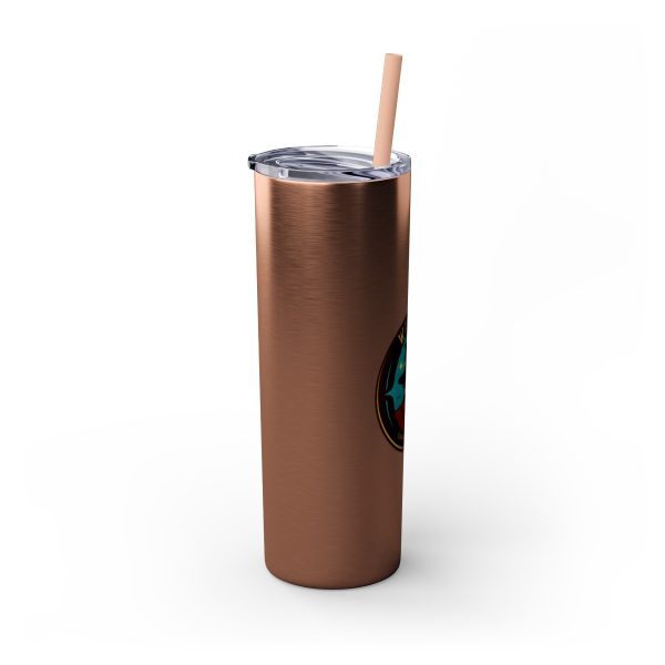 Skinny Tumbler with Straw, 20oz - Image 2